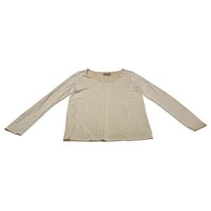 M1-72 FREE FOR HUMANITY Women's Knit Top Tan Size S